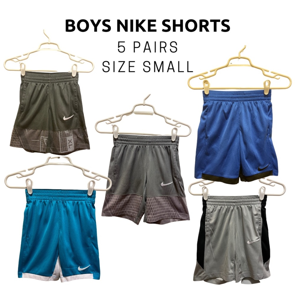 5 Pairs Nike Boys Shorts